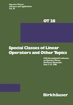 Special Classes of Linear Operators and Other Topics