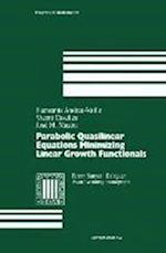 Parabolic Quasilinear Equations Minimizing Linear Growth Functionals