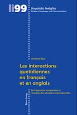 Les interactions quotidiennes en français et en anglais