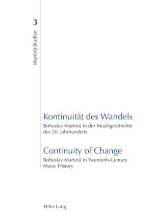 Kontinuitaet Des Wandels Continuity of Change