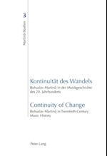 Kontinuitaet Des Wandels Continuity of Change