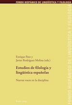 Estudios de filología y lingueística españolas