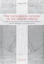 Theological Notion of The Human Person