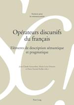 Opérateurs discursifs du français