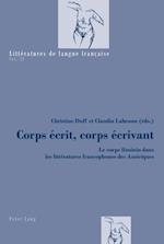 Corps écrit, corps écrivant