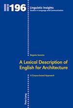 Lexical Description of English for Architecture