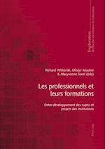 Les professionnels et leurs formations