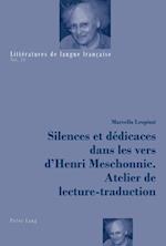 Silences et dédicaces dans les vers d’Henri Meschonnic. Atelier de lecture-traduction