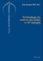 Terminologie (I) : analyser des termes et des concepts