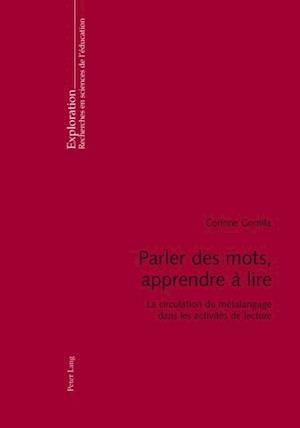 Parler des mots, apprendre à lire