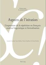 Aspects de l’itération