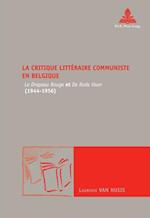 La critique littéraire communiste en Belgique
