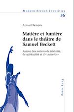 Matière et lumière dans le théâtre de Samuel Beckett