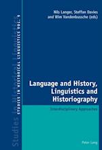 Language and History, Linguistics and Historiography