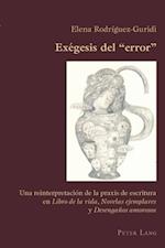 Exégesis del «error»