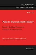 Paths to Transnational Solidarity