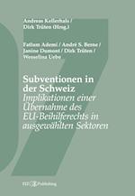 Subventionen in der Schweiz