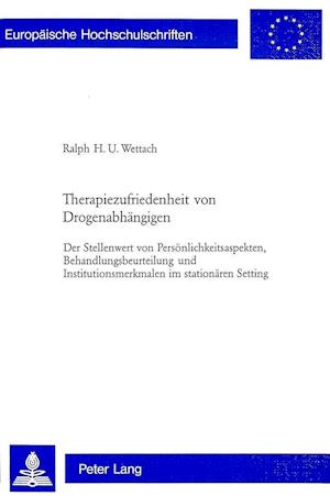 Therapiezufriedenheit von Drogenabhängigen