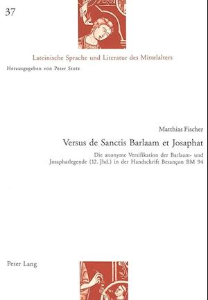 Versus de Sanctis Barlaam Et Josaphat