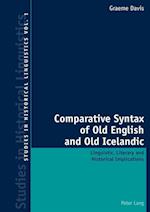 Davis, G: Comparative Syntax of Old English and Old Icelandi
