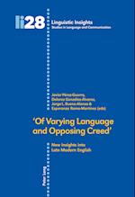 'Of Varying Language and Opposing Creed'