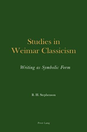 Studies in Weimar Classicism