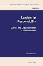 Robinson, S: Leadership Responsibility