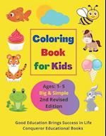 Coloring Book for Kids Ages 1-5: 60 Pages of Activity & Coloring Book for Kids. 2nd Edition 