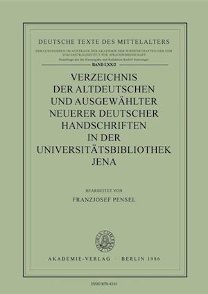 Verzeichnis Altdeutscher Handschriften