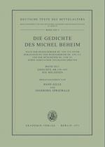 Die Gedichte DES Michel Beheim