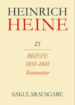 Briefe 1831-1841: Kommentar