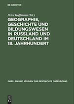 Geographie Geschichte Und Bildungswesen in Rubland Und Deutschland Briefwechsel Anton Friedrich Buesching - Gerhard Friedrich Mueller