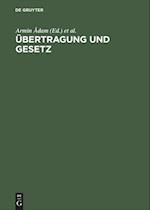 Uebertragung Und Gesetz Gruendungsmythen Kriegstheater Und Unterwerfungstechniken