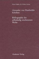 Alexander von Humboldts Schriften