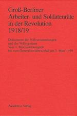 Groß-Berliner Arbeiter- und Soldatenräte in der Revolution 1918/19