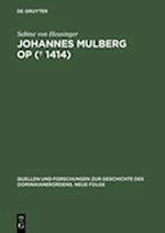 Johannes Mulberg OP ( gest. 1414)