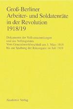 Groß-Berliner Arbeiter- und Soldatenräte in der Revolution 1918/19