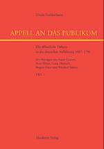 Appell an das Publikum