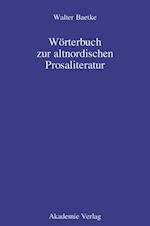 Wörterbuch zur altnordischen Prosaliteratur