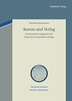Kanon und Verlag
