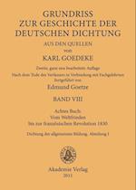 Achtes Buch: Vom Weltfrieden bis zur französischen Revolution 1830