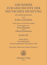 Achtes Buch: Vom Weltfrieden bis zur französischen Revolution 1830