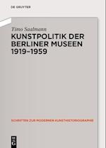 Kunstpolitik der Berliner Museen 1919-1959