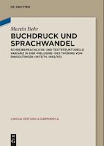 Buchdruck und Sprachwandel