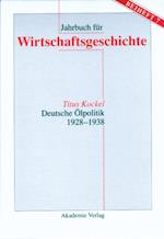 Deutsche Ölpolitik 1928-1938