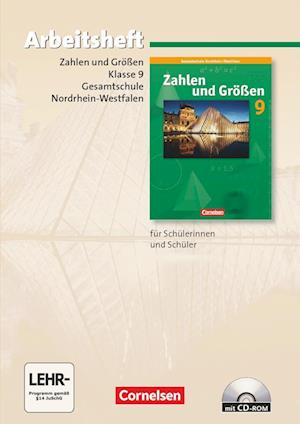 Zahlen und Größen 9. Schuljahr. Erweiterungskurs. Arbeitsheft mit eingelegten Lösungen und CD-ROM