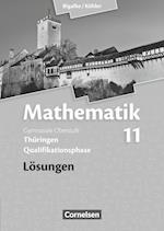 Mathematik Sekundarstufe II .11. Schuljahr. Lösungen zum Schülerbuch Thüringen