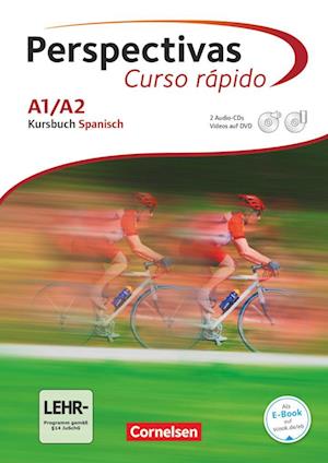 Perspectivas - Curso rápido A1/A2. Kurs- und Übungsbuch mit Vokabeltaschenbuch und Lösungsheft