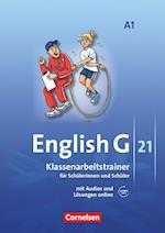 English G 21. Ausgabe A 1. Klassenarbeitstrainer mit Lösungen und Audios online