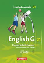 English G 21. Erweiterte Ausgabe D 3. Klassenarbeitstrainer mit Lösungen und Audios online